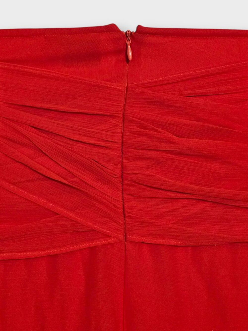 NWT ASOS Red Sleeveless Halter Special Occasions Maxi Dress Size 8 - Picture 10 of 15